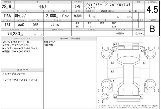 Ref:AUX-21649381 NISSAN SERENA 2016 - Image 6