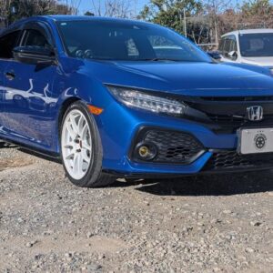 2019 Honda Civic blue gasoline used car Japan export
