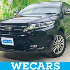 2018 Toyota Harrier black gasoline used car Japan export