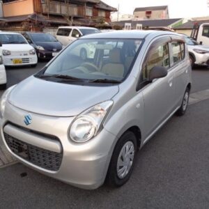 2012 Suzuki Alto silver gasoline used car Japan export