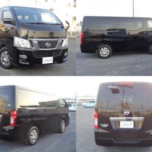 2015 Nissan Nv350Caravan Van black diesel used car Japan export