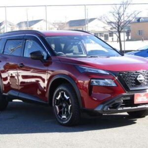 2022 Nissan X-Trail red hybrid used car Japan export