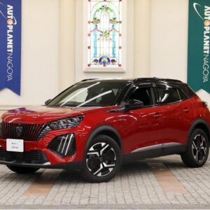 2023 Peugeot 2008 red diesel used car Japan export