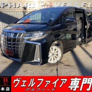 2021 Toyota Alphard black gasoline used car Japan export