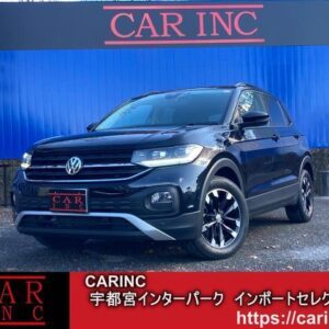 2020 Volkswagen T-Cross blue gasoline used car Japan export
