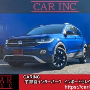 2022 Volkswagen T-Cross blue gasoline used car Japan export