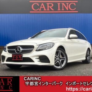 2019 Mercedes Benz C-Class Stationwagon pearl hybrid used car Japan export