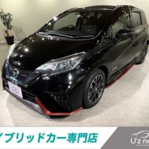 2017 Nissan Note black hybrid used car Japan export