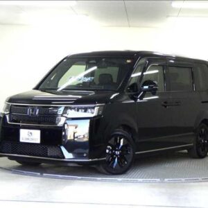 2023 Honda Stepwagon black hybrid used car Japan export