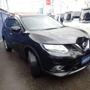 2016 Nissan X-Trail black gasoline used car Japan export