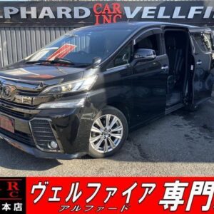 2017 Toyota Vellfire black gasoline used car Japan export