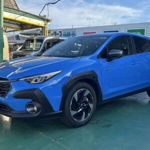 2023 Subaru Crosstrek blue gasoline used car Japan export