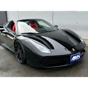 2016 Ferrari 488 Spider black gasoline used car Japan export