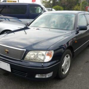 1998 Toyota Celsior blue gasoline used car Japan export