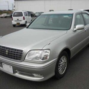 2000 Toyota Crown silver gasoline used car Japan export