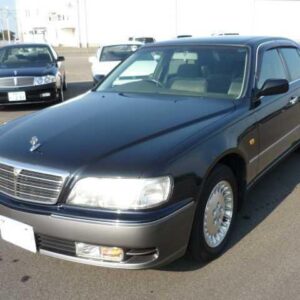 1999 Nissan Cima black gasoline used car Japan export