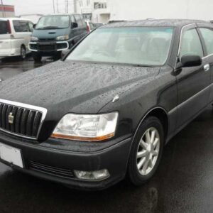 2000 Toyota Crown Majesta black gasoline used car Japan export