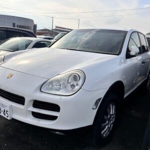 2006 Porsche Cayenne white gasoline used car Japan export