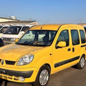 2005 Renault Kangoo yellow gasoline used car Japan export
