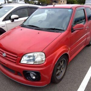 2003 Suzuki Swift red gasoline used car Japan export