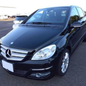 2008 Mercedes Benz B-Class black gasoline used car Japan export