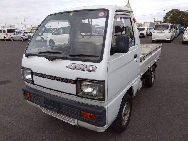Ref:AUX-21740892 SUZUKI CARRY TRUCK 1989 1 1989 Suzuki Carry Truck white gasoline used car Japan export