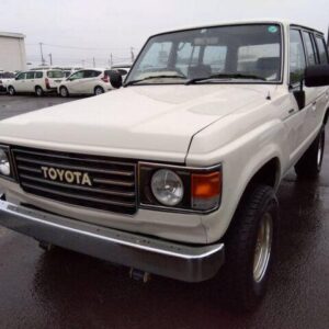 1986 Toyota Land Cruiser 60 white diesel used car Japan export