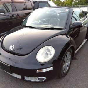 2007 Volkswagen New Beetle Cabriolet black gasoline used car Japan export