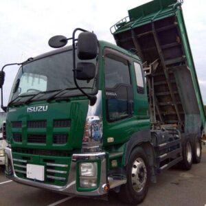 2013 Isuzu Giga green diesel used car Japan export