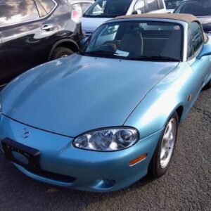 2002 Mazda Roadster blue gasoline used car Japan export