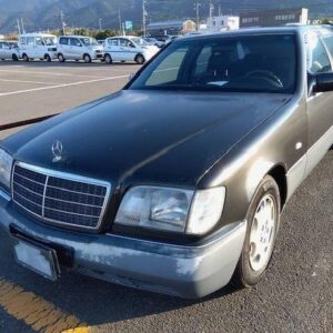 1993 Mercedes Benz S-Class black gasoline used car Japan export