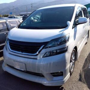 2010 Toyota Vellfire pearl gasoline used car Japan export