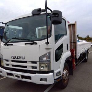 2007 Isuzu Forward white diesel used car Japan export