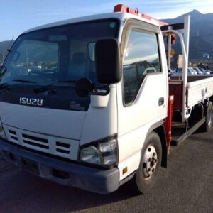 2004 Isuzu Elf Truck white diesel used car Japan export