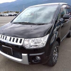 2018 Mitsubishi Delica D:5 black diesel used car Japan export