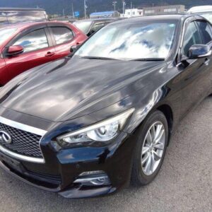 2014 Nissan Skyline black gasoline used car Japan export