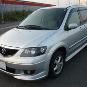 2002 Mazda Mpv silver gasoline used car Japan export