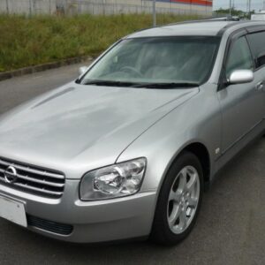 2001 Nissan Stagea silver gasoline used car Japan export