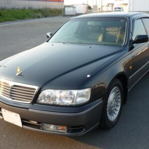 1998 Nissan Cima black gasoline used car Japan export