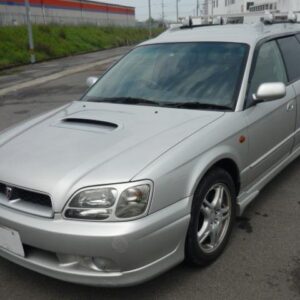 2000 Subaru Legacy Touring Wagon silver gasoline used car Japan export