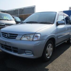 2002 Mazda Demio blue gasoline used car Japan export