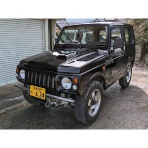 1997 Suzuki Jimny black gasoline used car Japan export