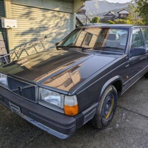 1989 Volvo 740 gunmetal gasoline used car Japan export