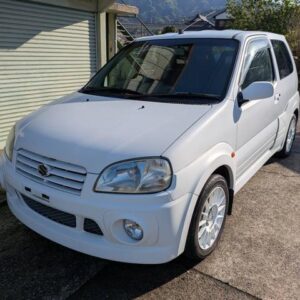 2004 Suzuki Swift white gasoline used car Japan export