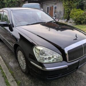 2003 Nissan President black gasoline used car Japan export