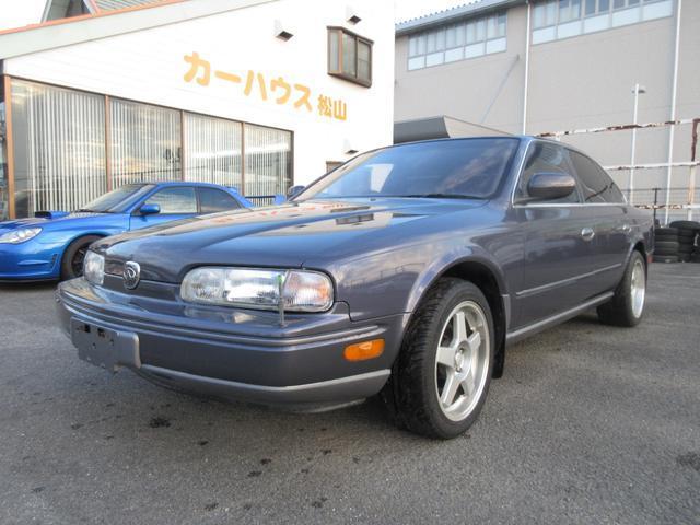 Ref:AUX-21741712 NISSAN INFINITI Q45 1990 1 1990 Nissan Infiniti Q45 blue gasoline used car Japan export