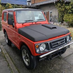 1996 Suzuki Jimny orange gasoline used car Japan export