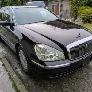 2004 Nissan President black gasoline used car Japan export