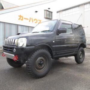 2002 Suzuki Jimny black gasoline used car Japan export
