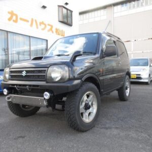 1999 Suzuki Jimny black gasoline used car Japan export